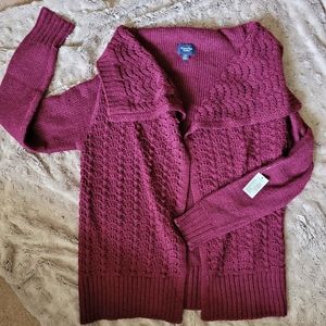 American Eagle Shawl Sweater
